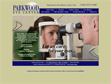 Tablet Screenshot of parkwoodeyecenter.com